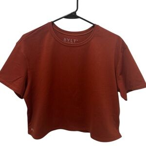 BYLT Basics Terracotta Crop Top
